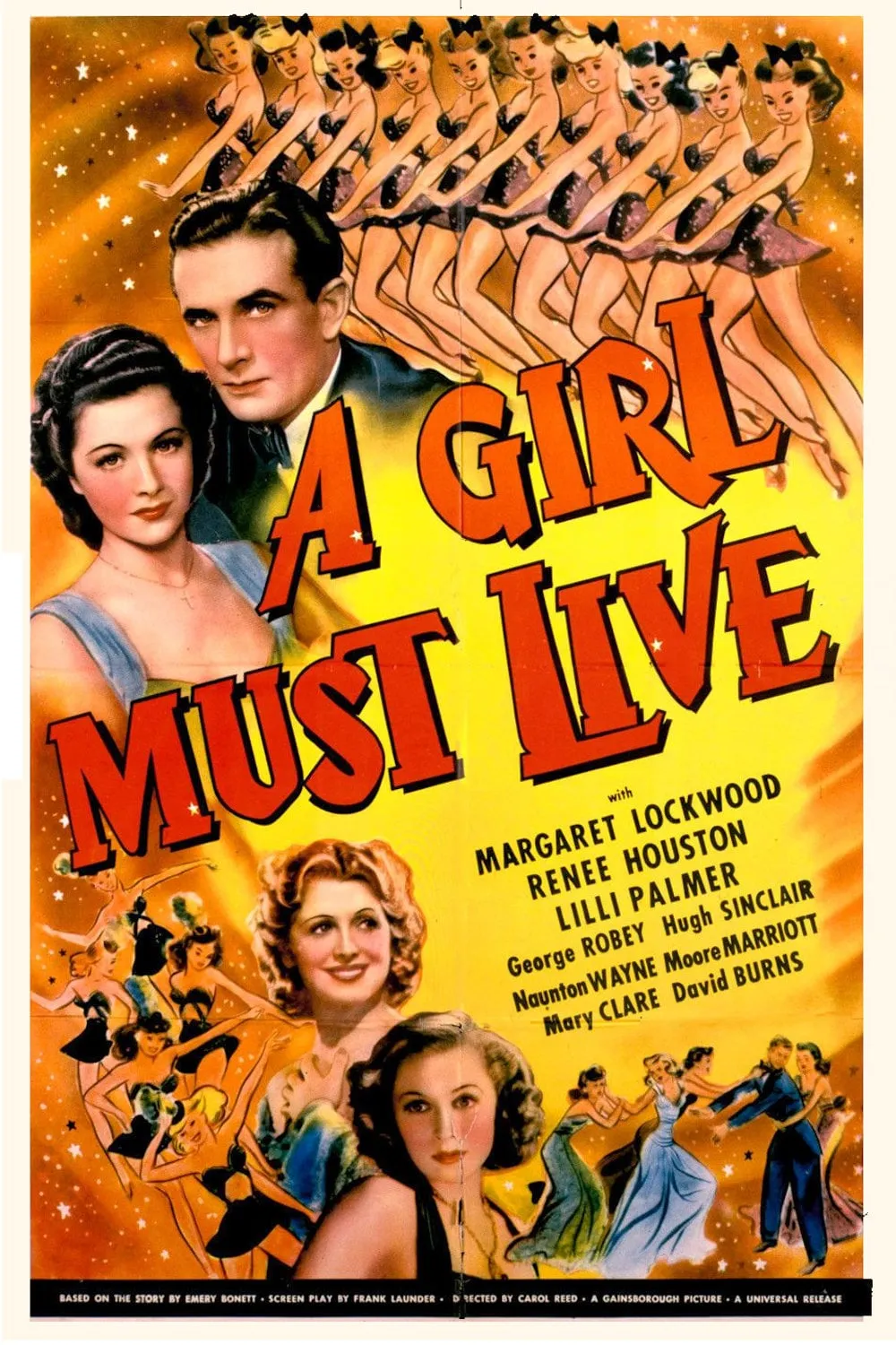 A Girl Must Live poster