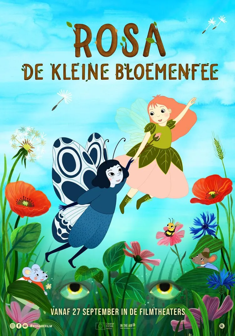 Rosa, de kleine bloemenfee poster