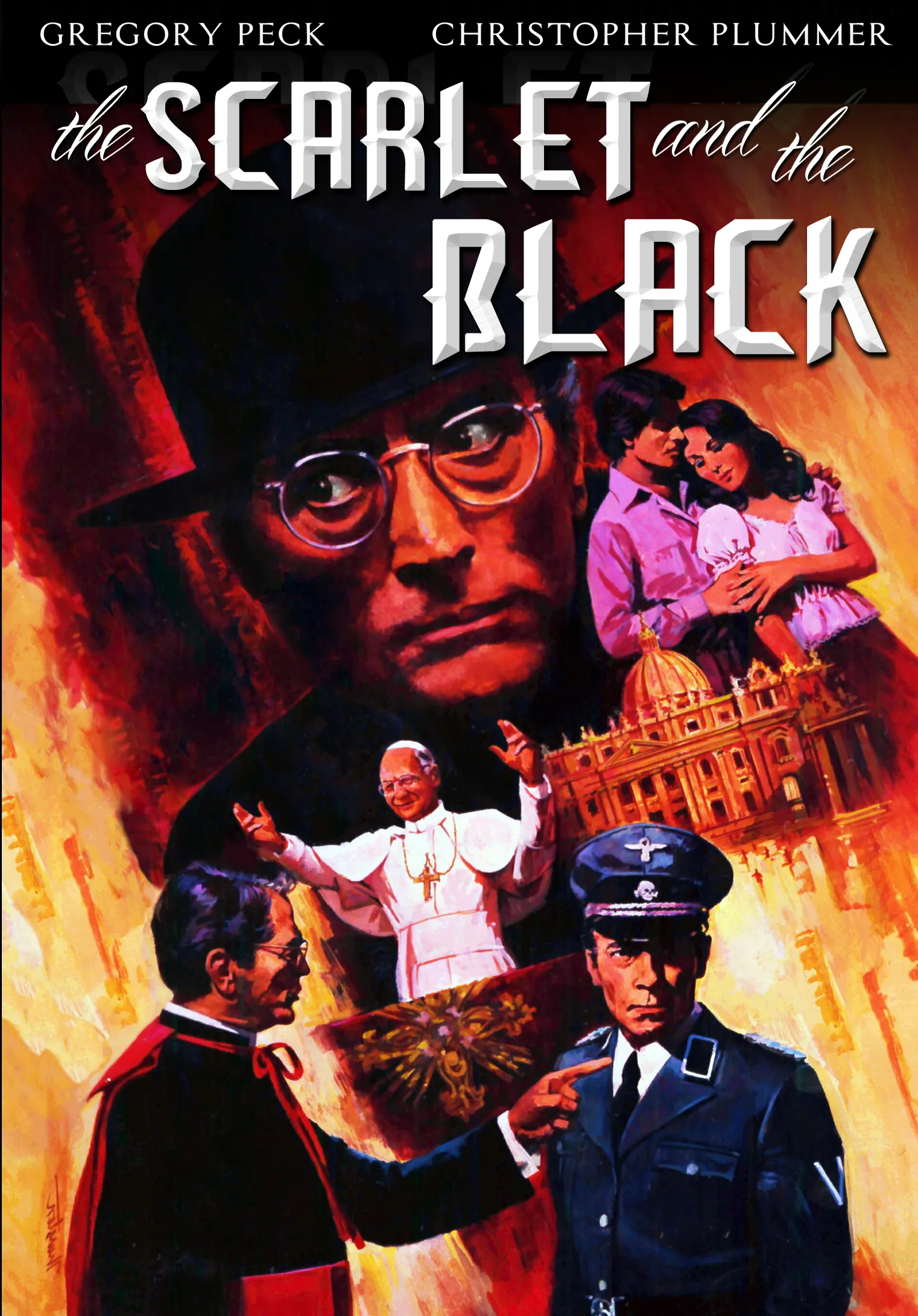 The Scarlet and the Black poster
