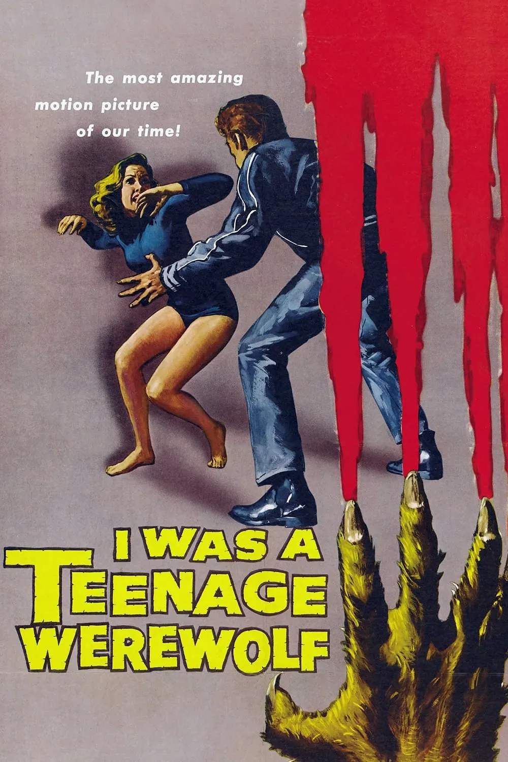 I Was a Teenage Werewolf poster