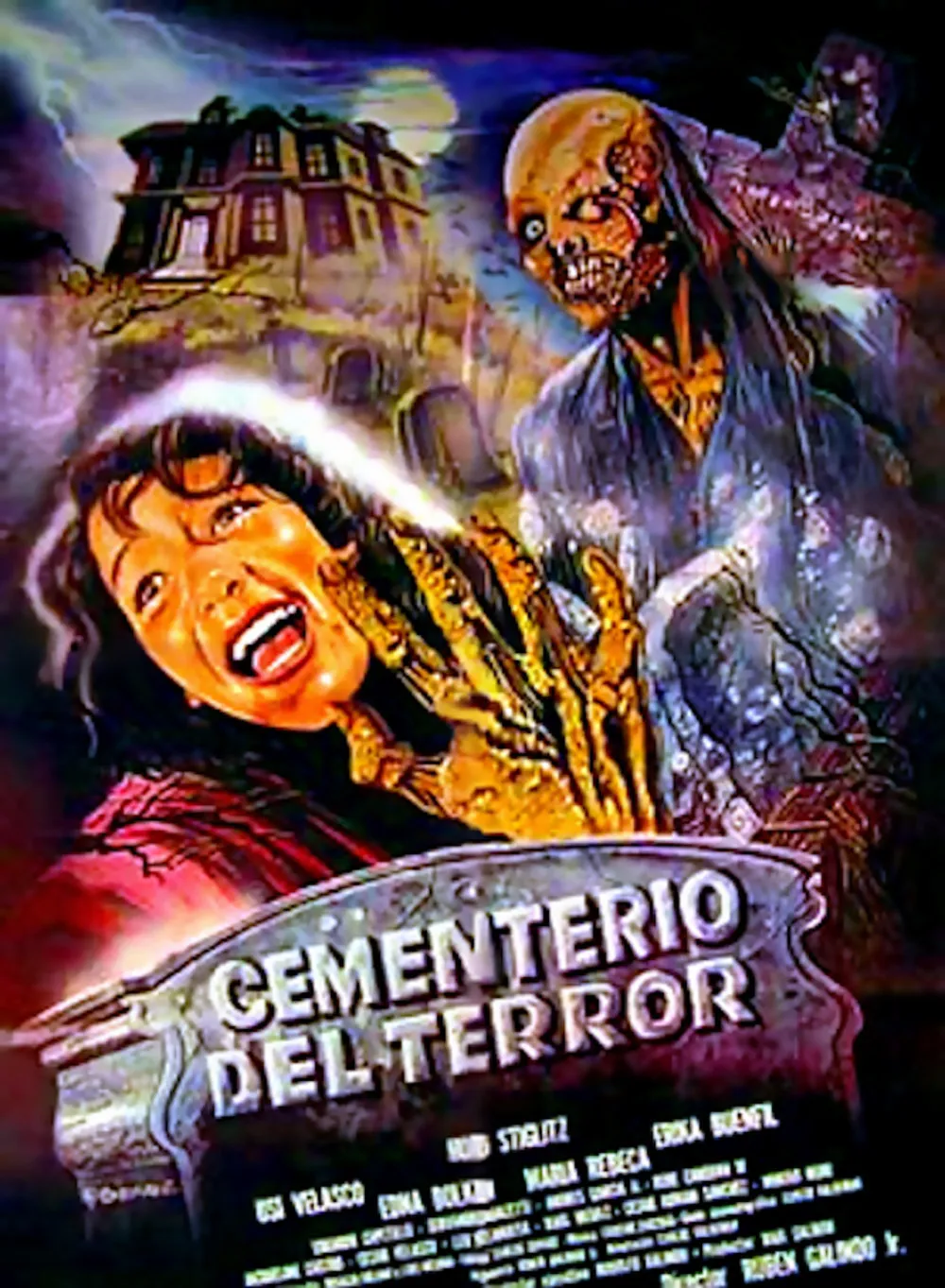 Cementerio del terror poster