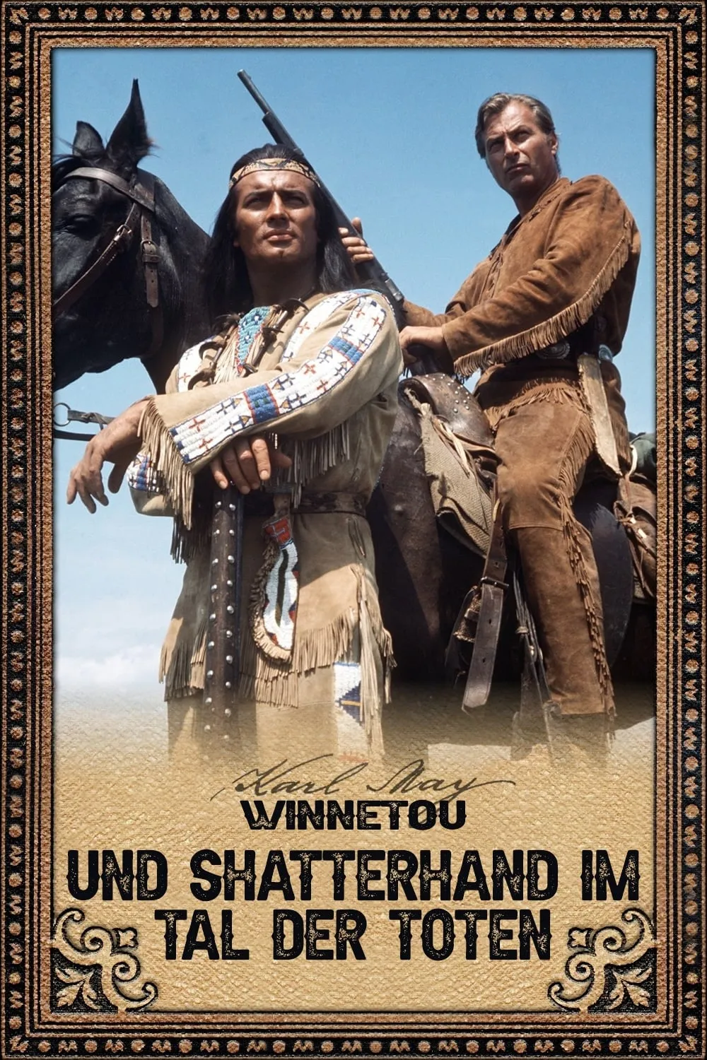 Winnetou und Shatterhand im Tal der Toten poster