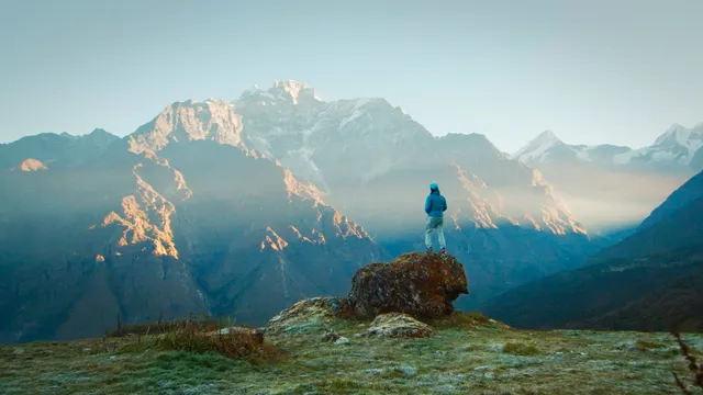 Geertjan Lassche in de Himalaya
