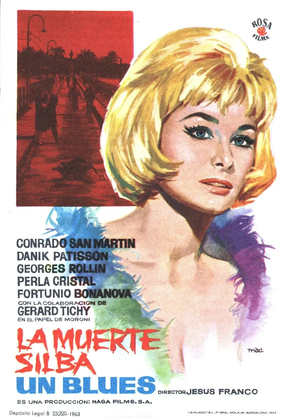 La Muerte silba un blues poster