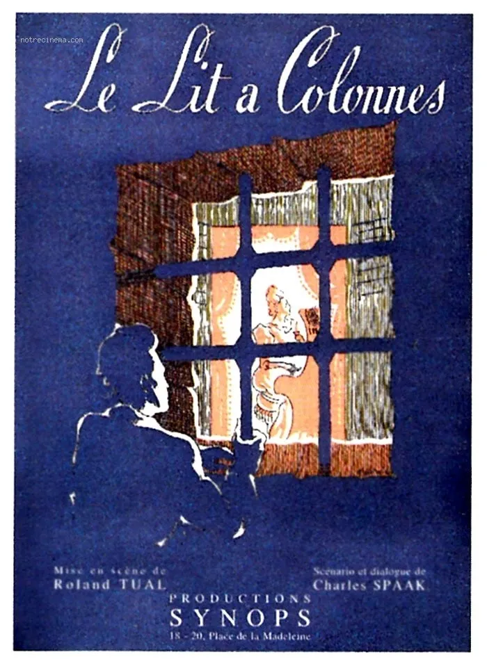 Le Lit á colonnes poster