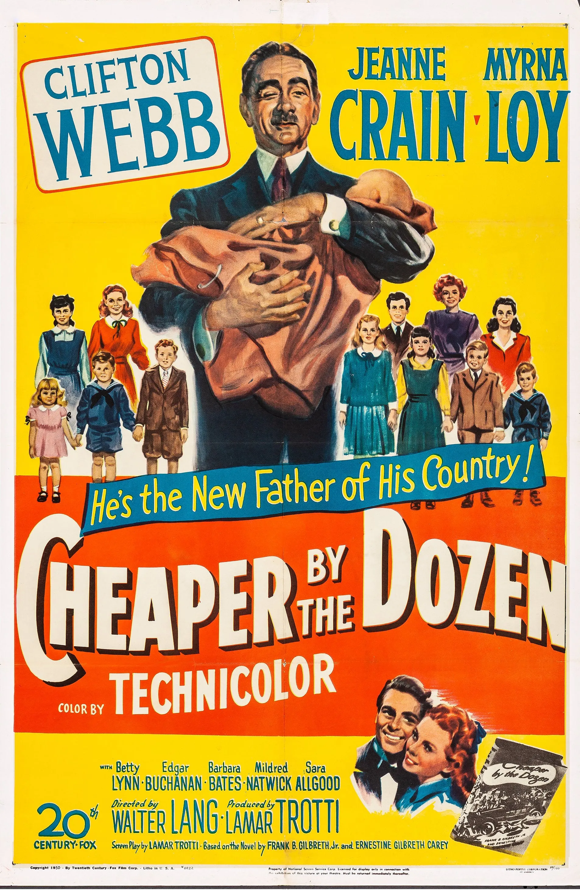 Cheaper by the Dozen poster