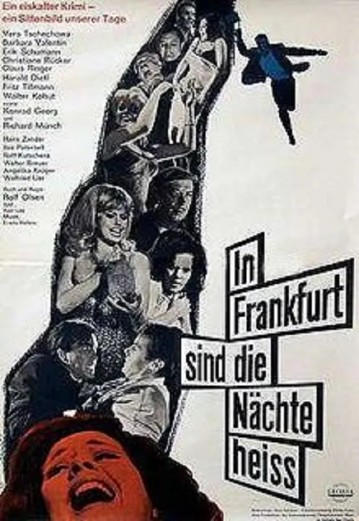 In Frankfurt sind die Nächte heiß poster