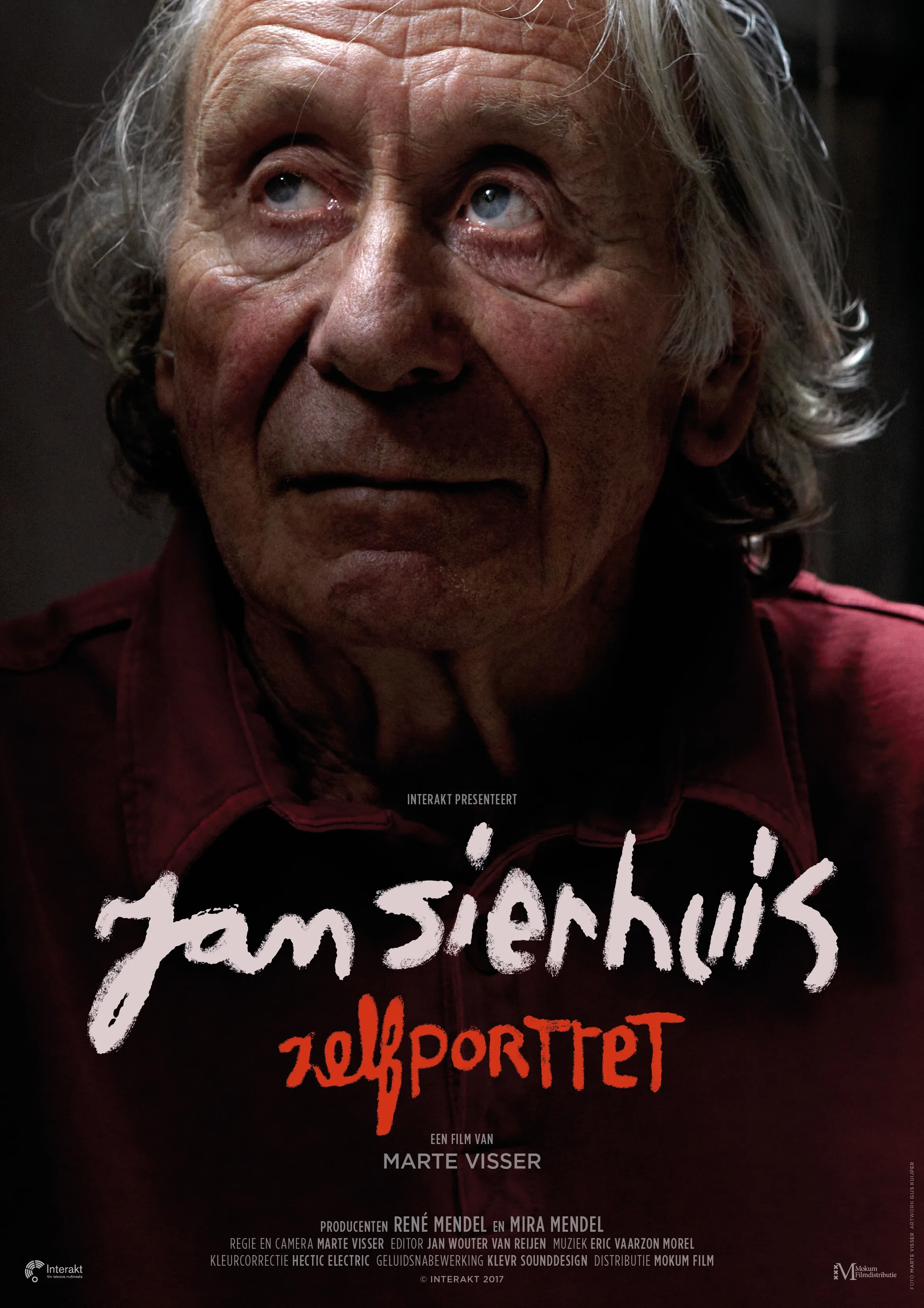Jan Sierhuis Zelfportret poster