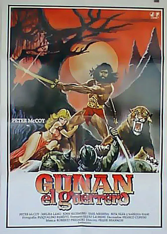 Gunan il guerriero poster