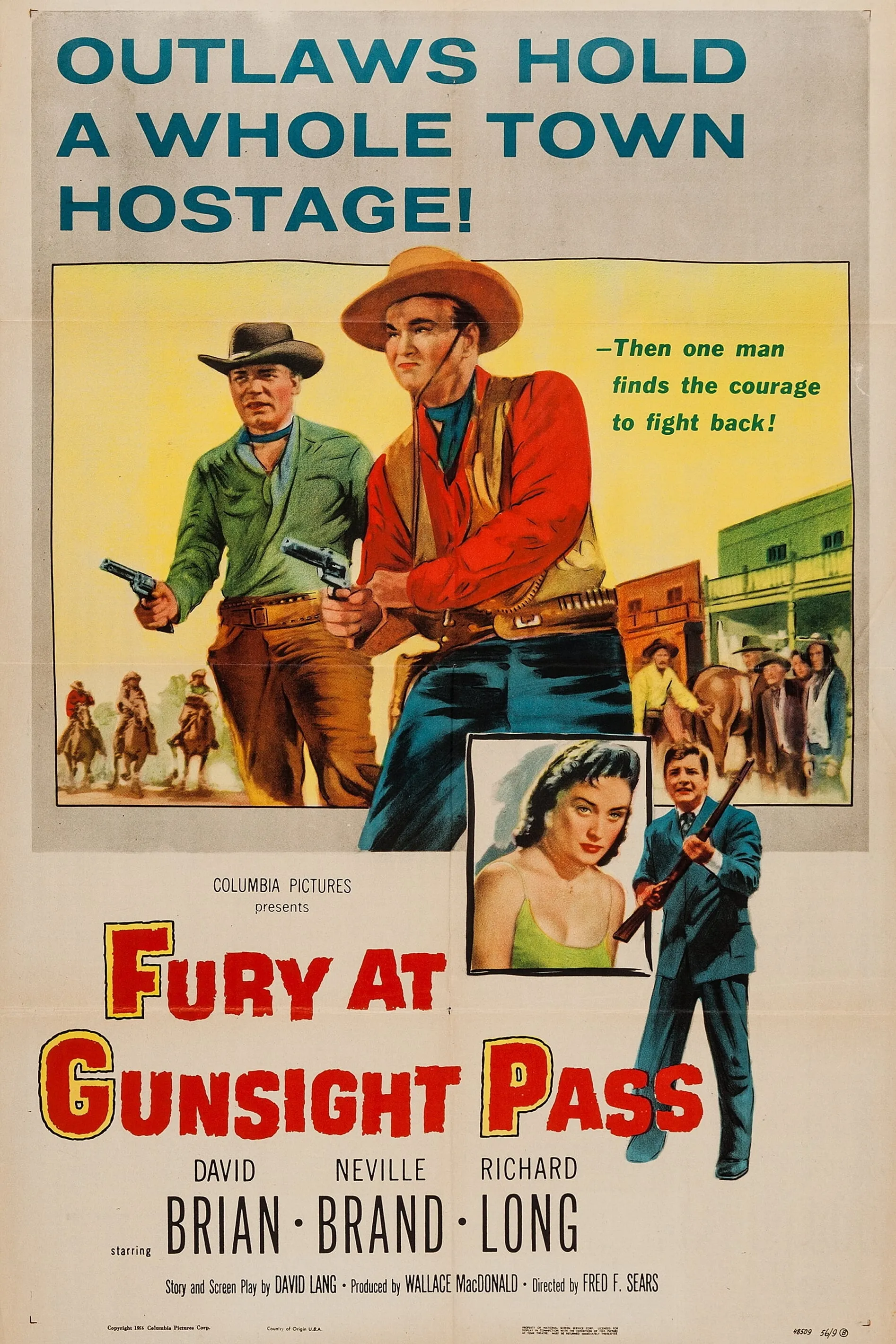 Fury at Gunsight Pass poster