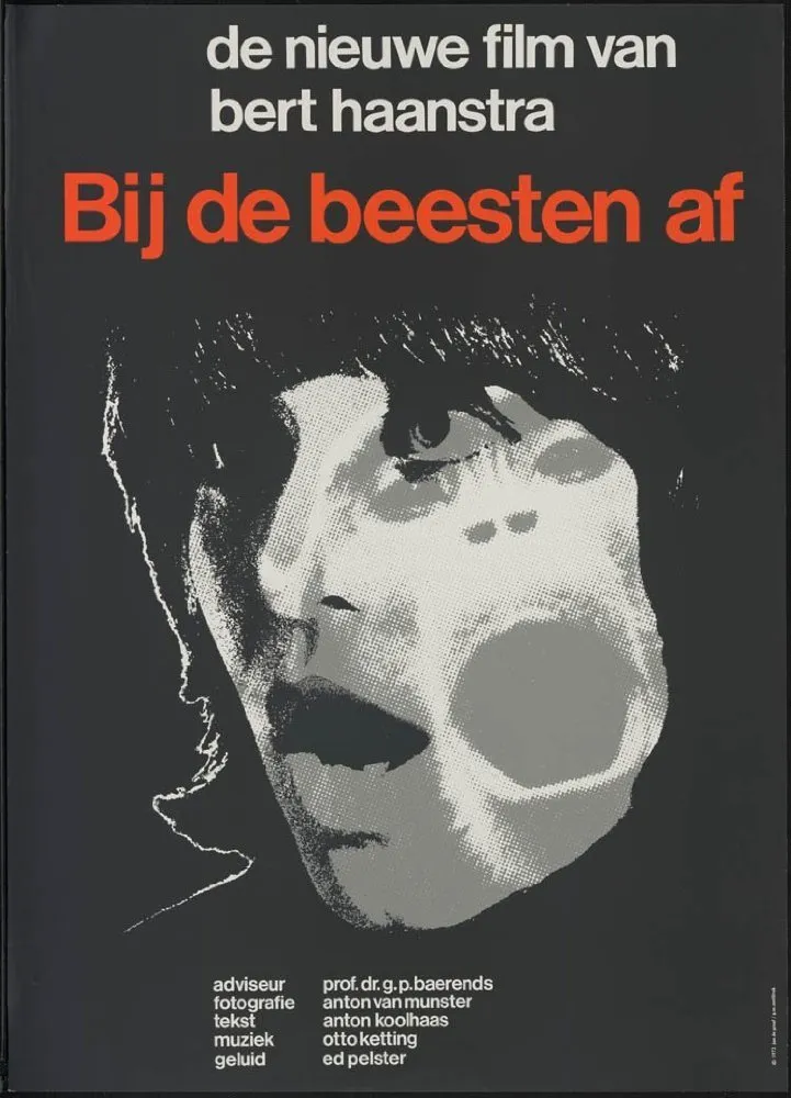 Bij de beesten af poster