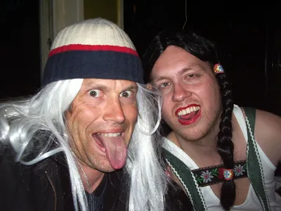 Knappe dames, die van Ladybooster