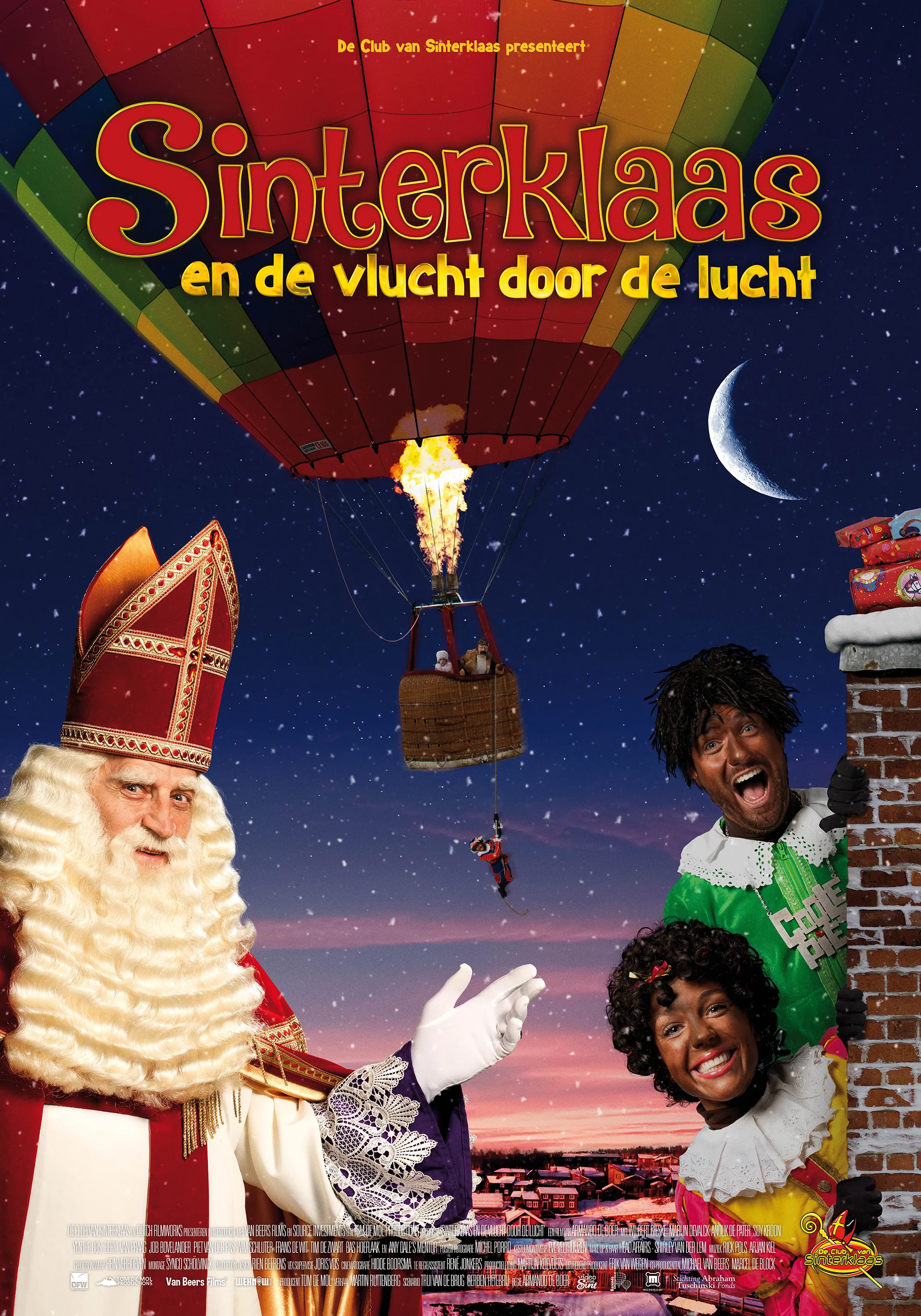 Sinterklaas en de Vlucht door de Lucht poster