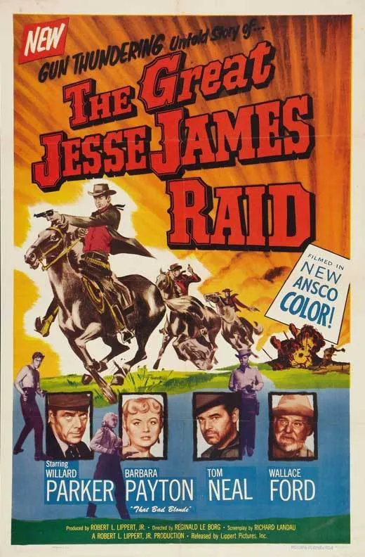 The Great Jesse James Raid poster