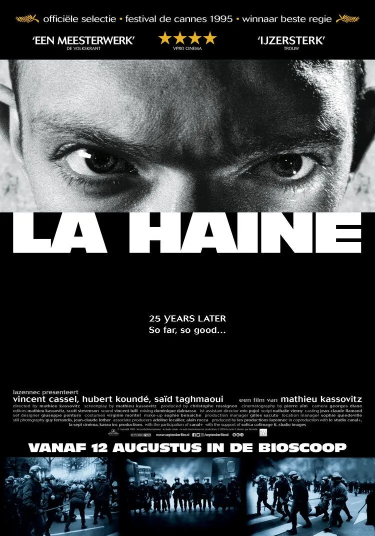 La haine poster