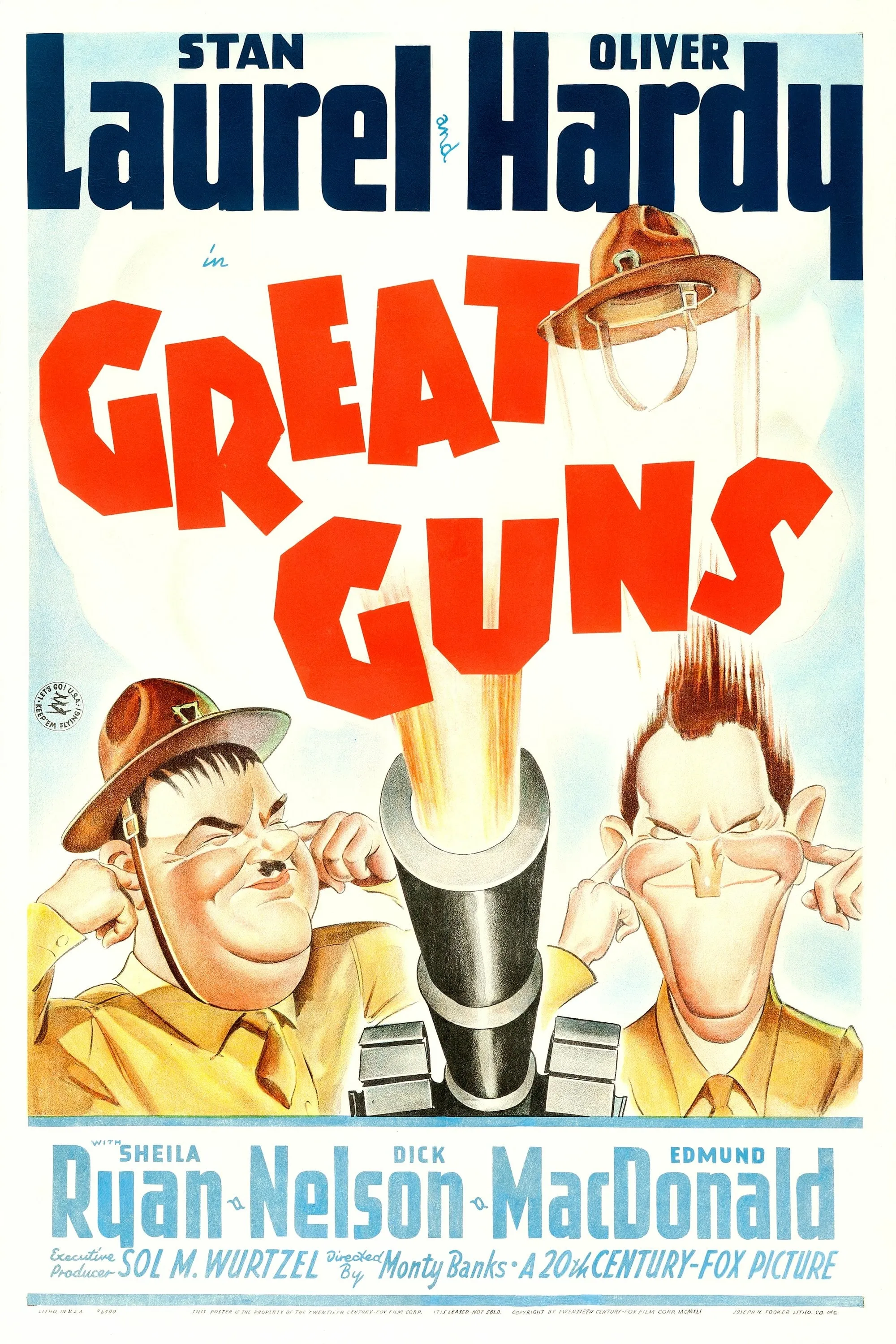 Laurel & Hardy: Great Guns poster