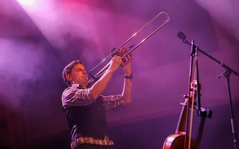 Ellen ten Damme Abdij Zomeravonden trombonist