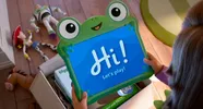 Lilypad in Toy Story 5, met op de achtergrond Buzz Lightyear en Woody