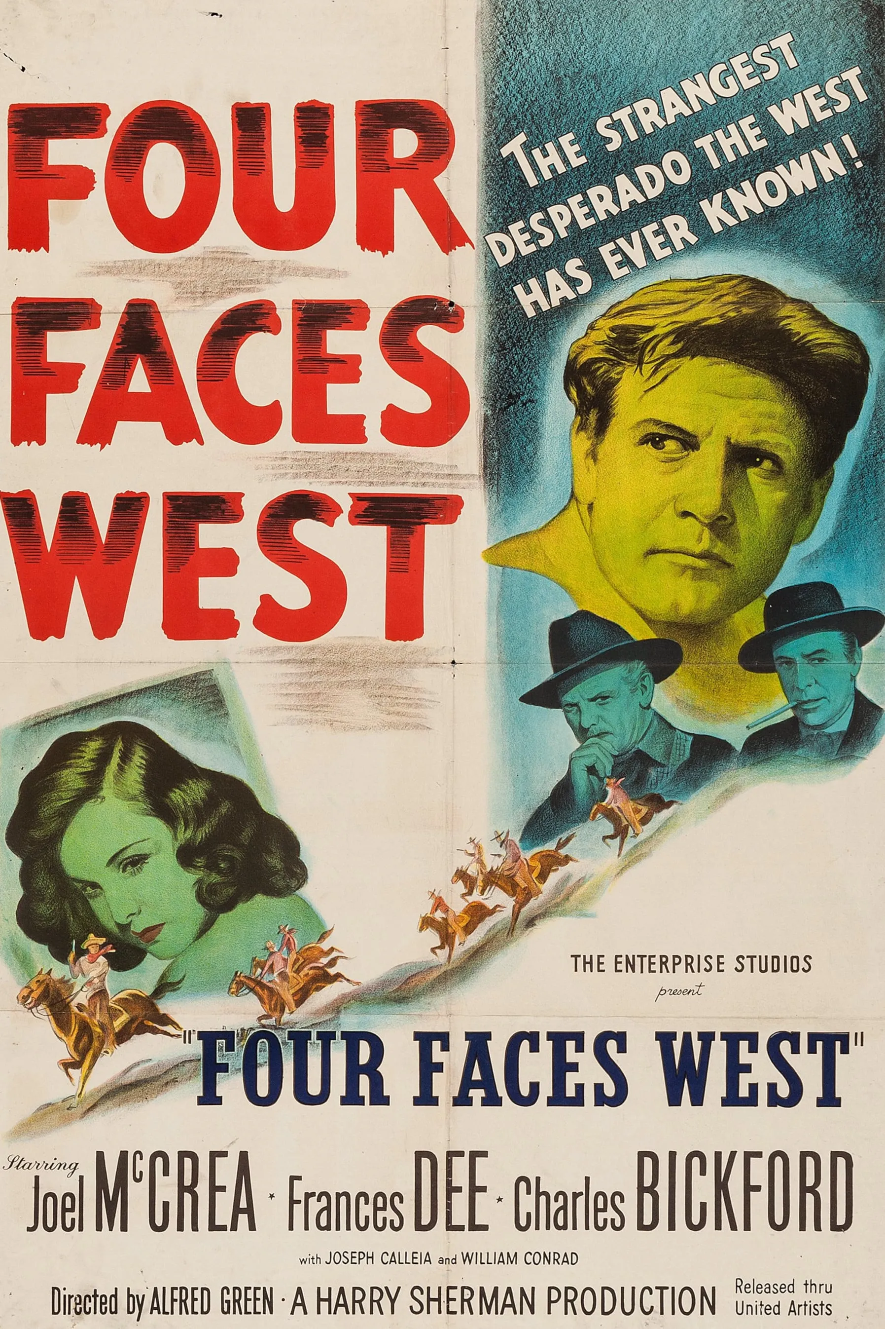 Four Faces West poster