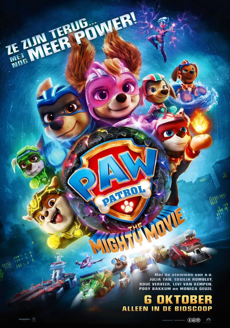 Paw Patrol: The Mighty Movie poster