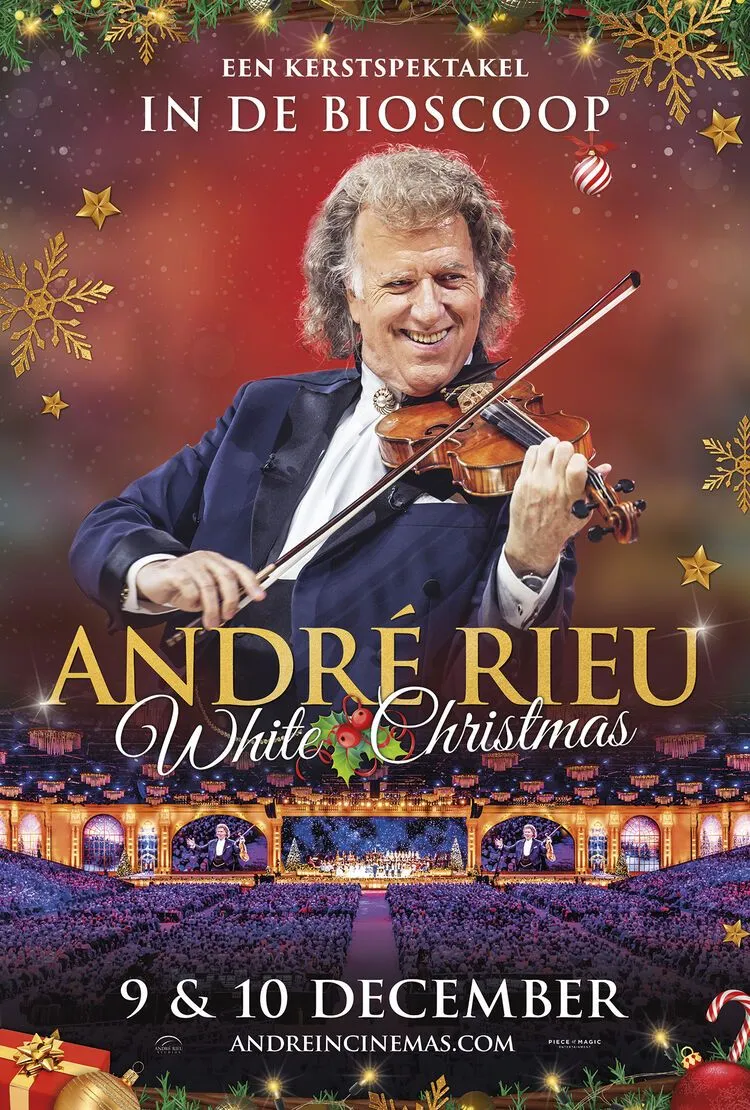 André Rieu's White Christmas poster