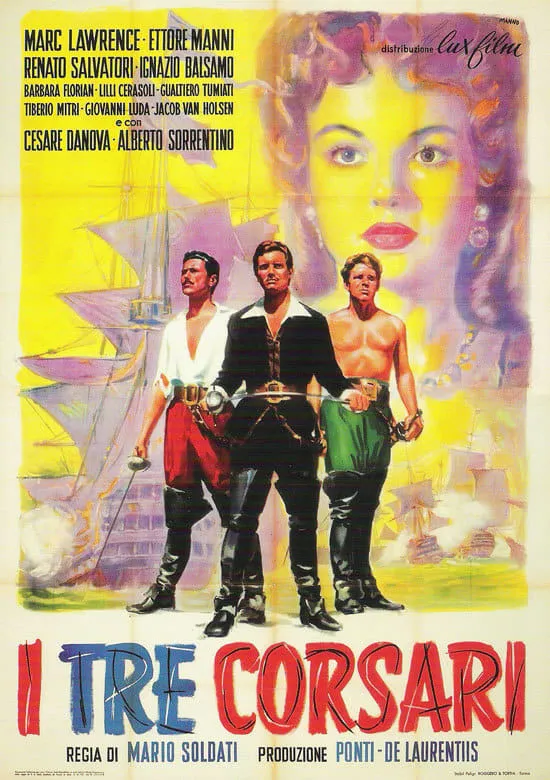 I Tre corsari poster
