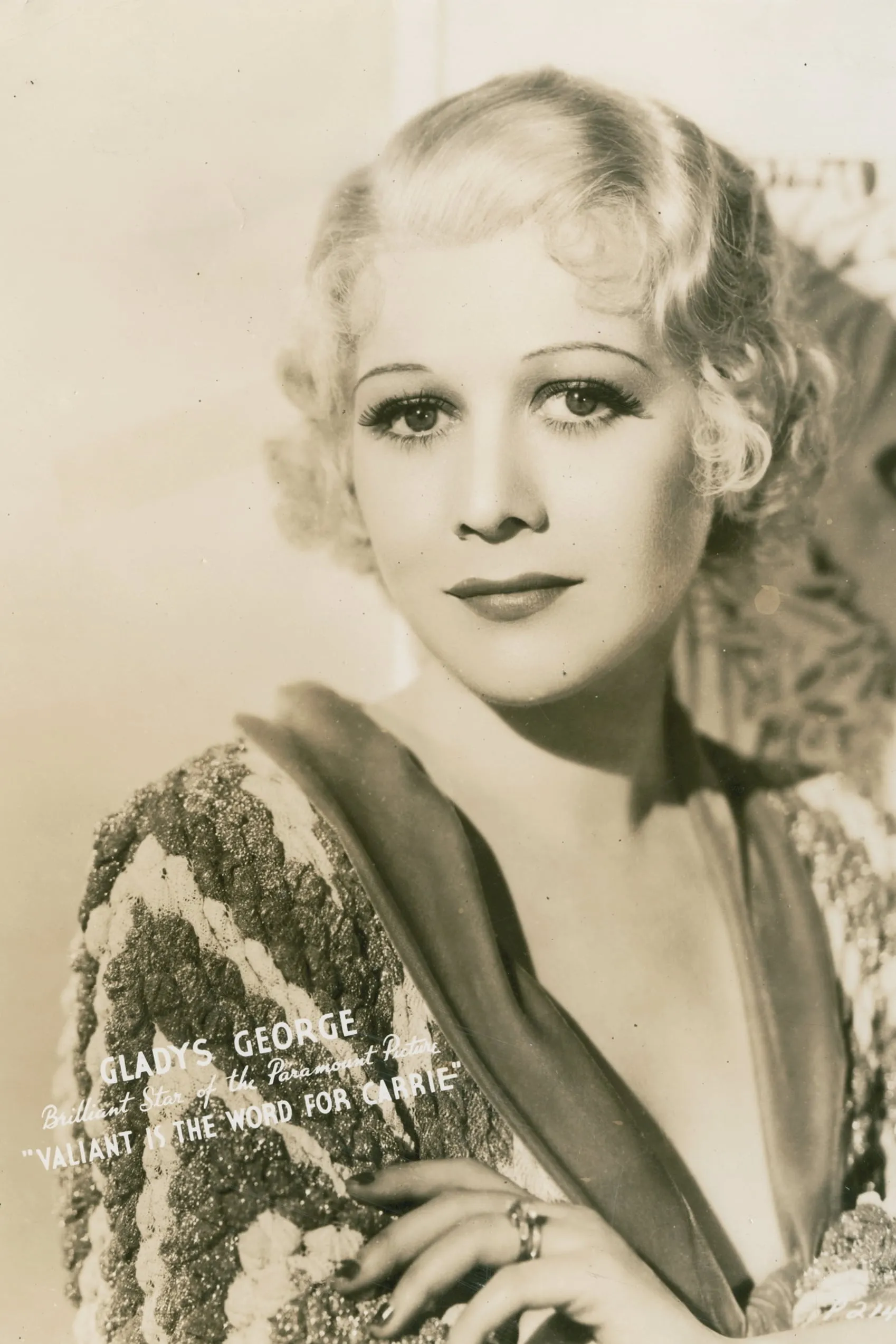 Valiant Is The Word For Carrie poster