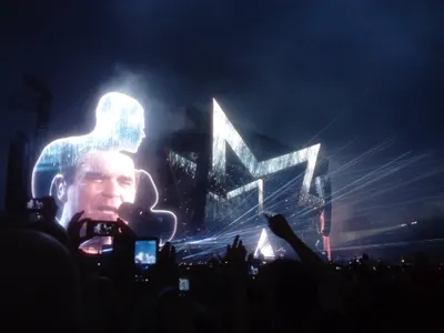 Robbie Williams in het Goffertpark Nijmegen 2017