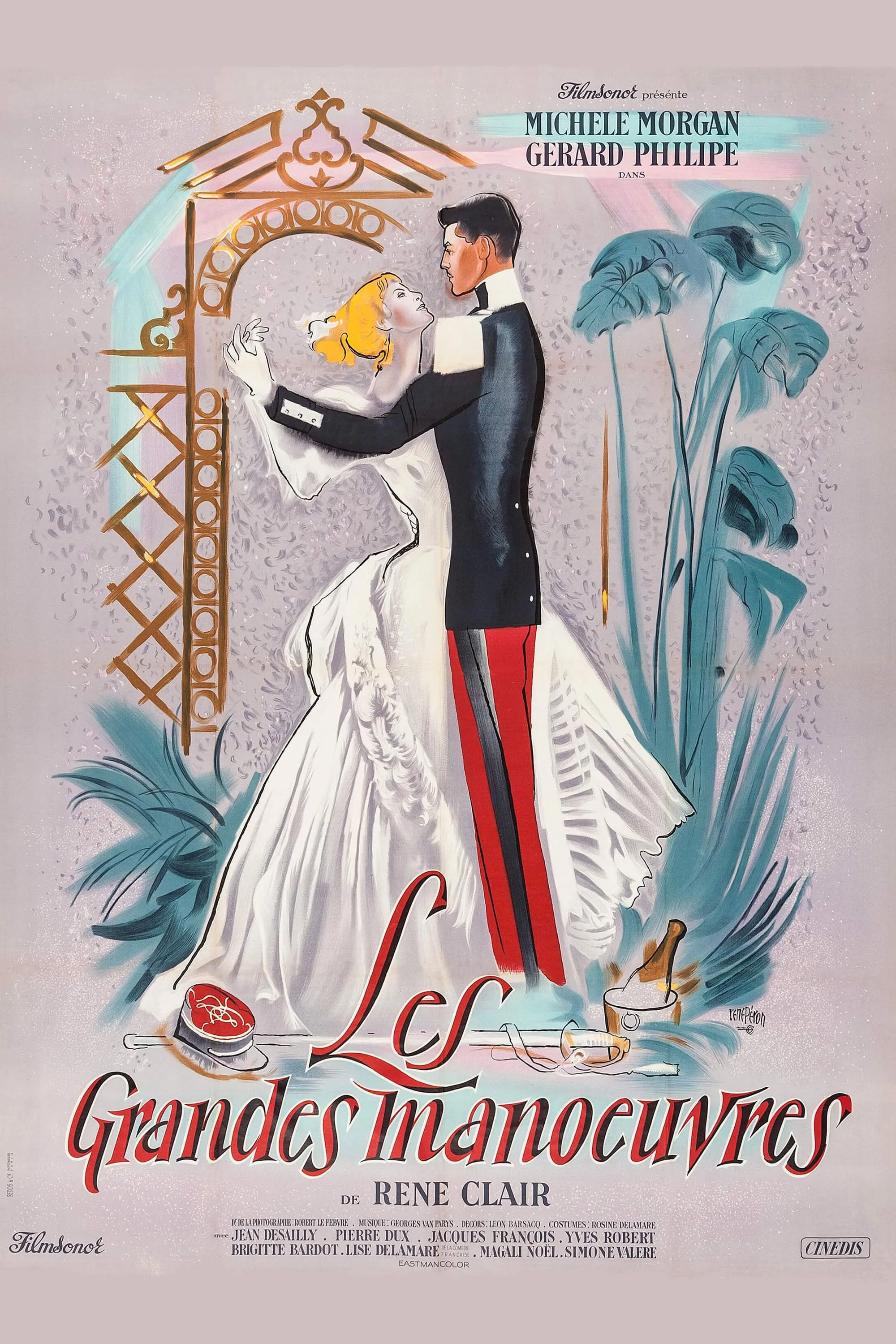 Les grandes manoeuvres poster