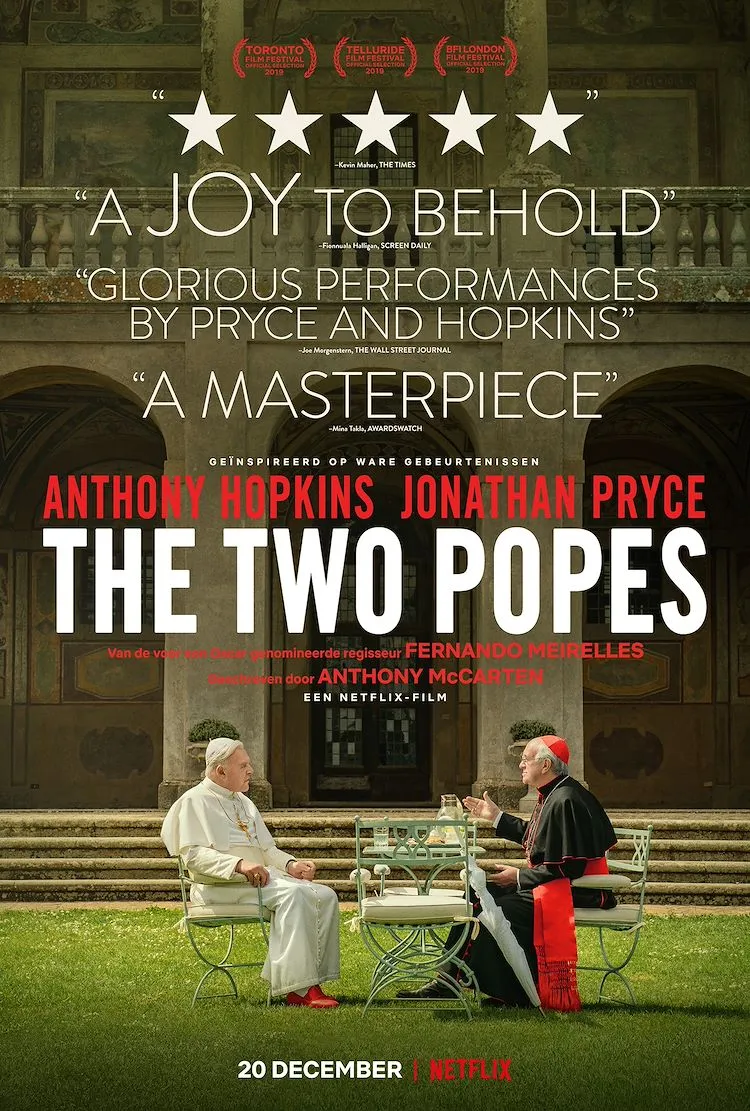 The Two Popes poster