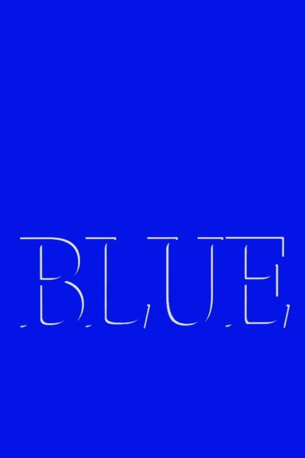 Blue poster