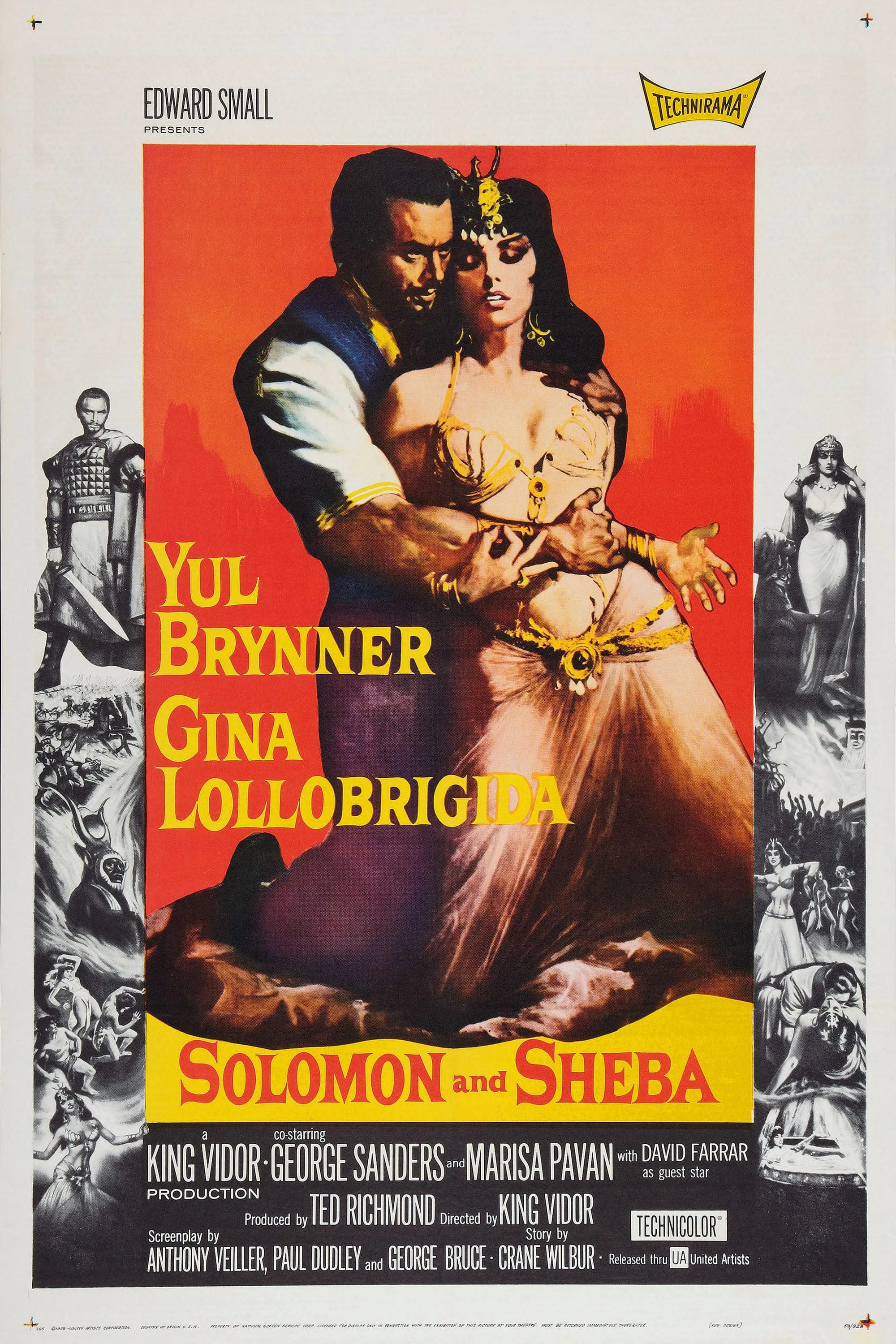 Solomon and Sheba poster