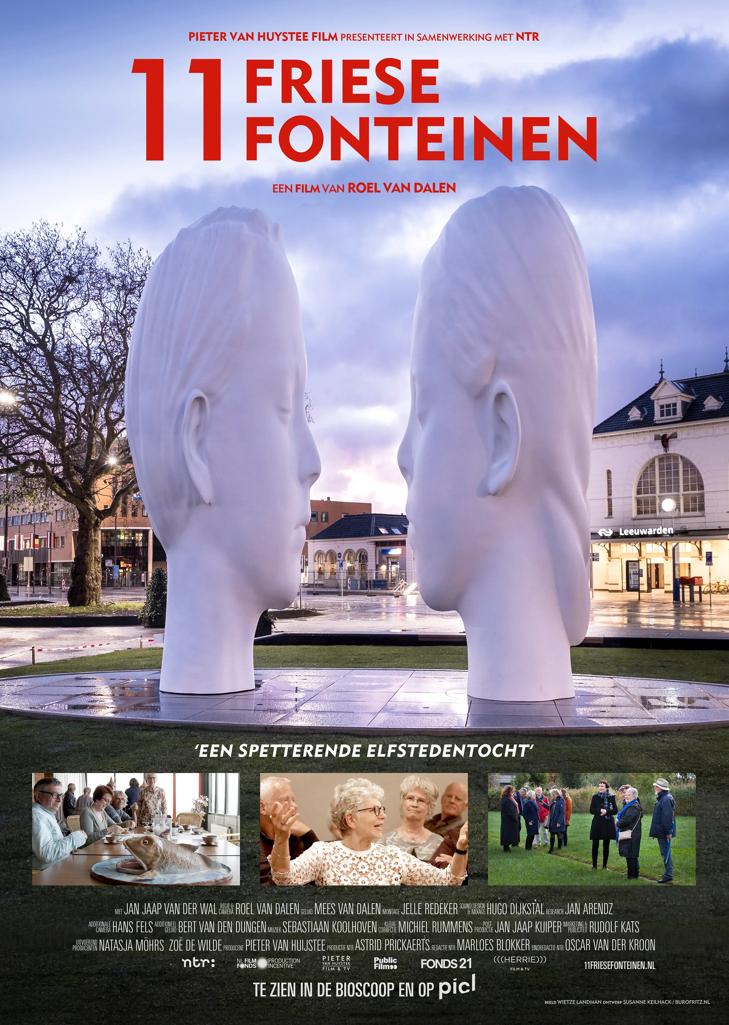 11 Friese Fonteinen poster