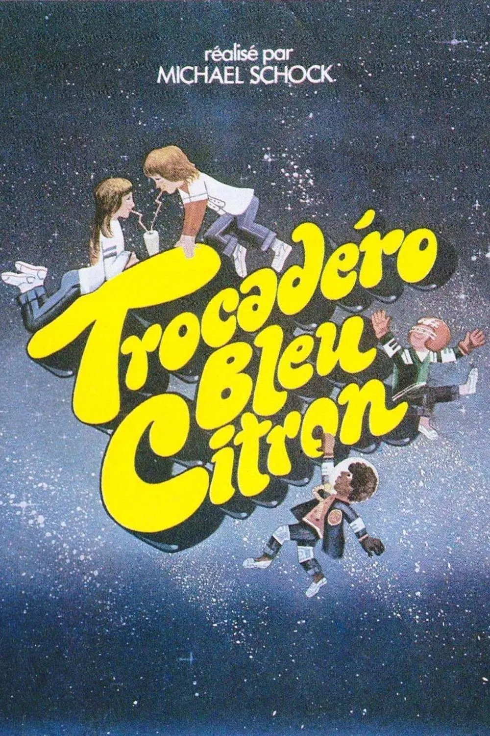 Trocadero bleu citron poster