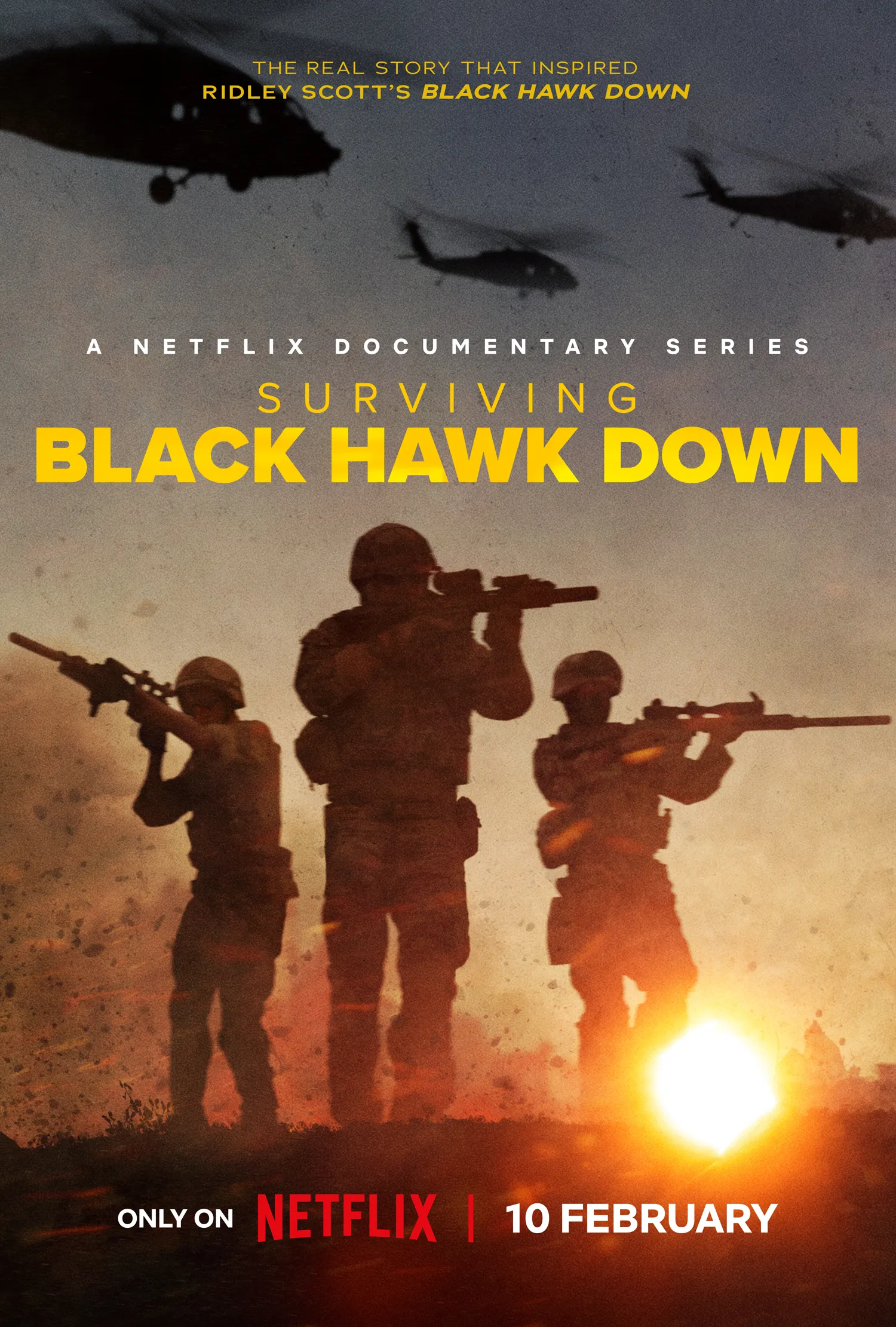 Surviving Black Hawk Down poster