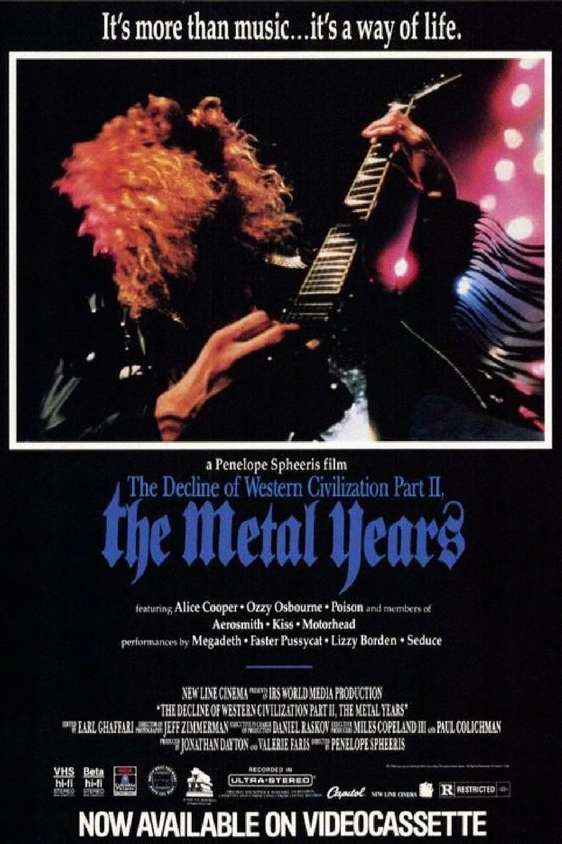 The Decline of Western Civilization Part II: The Metal Years poster