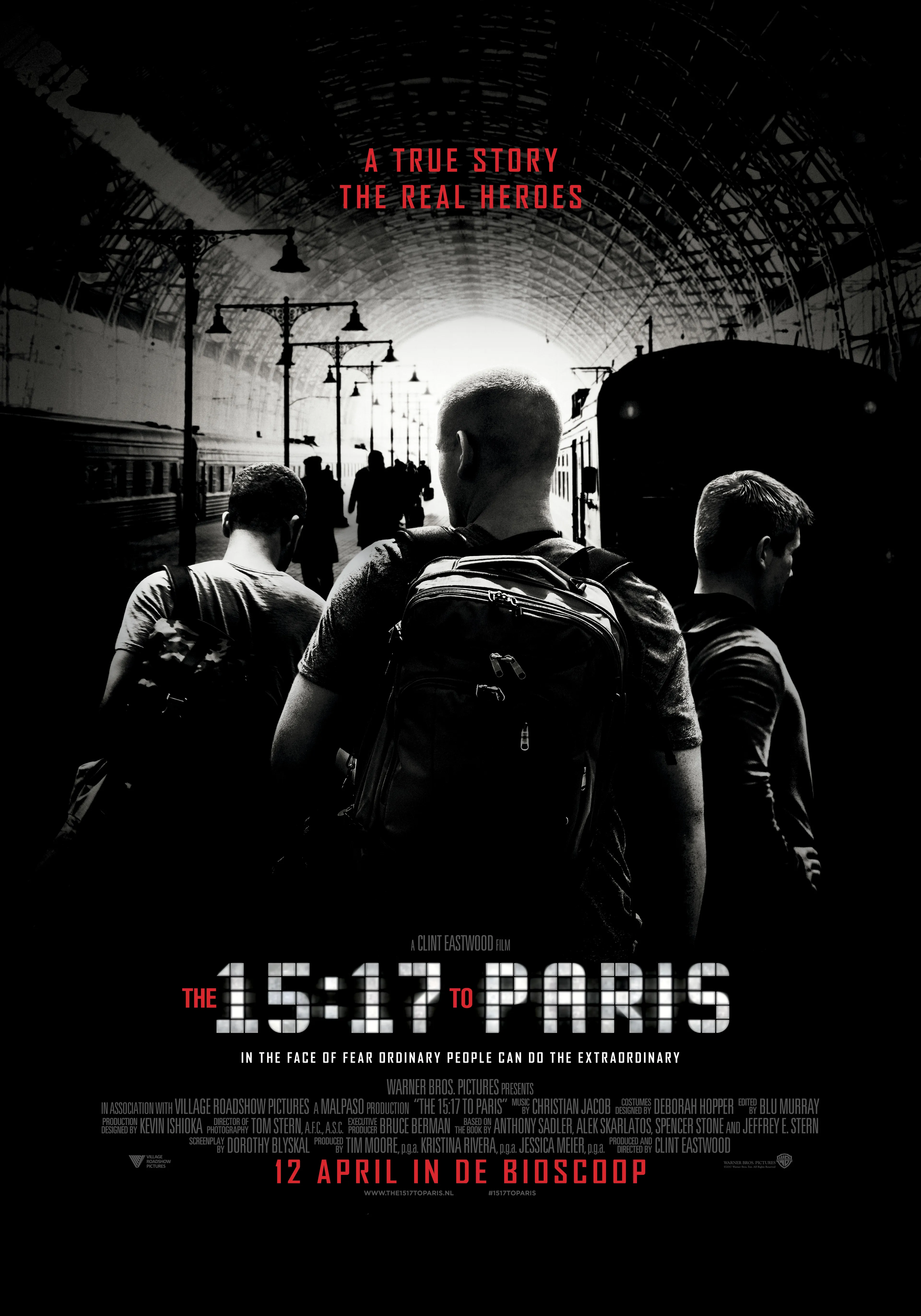 The 15:17 to Paris poster