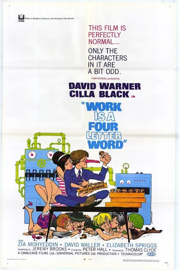 Work Is A 4-letter Word poster