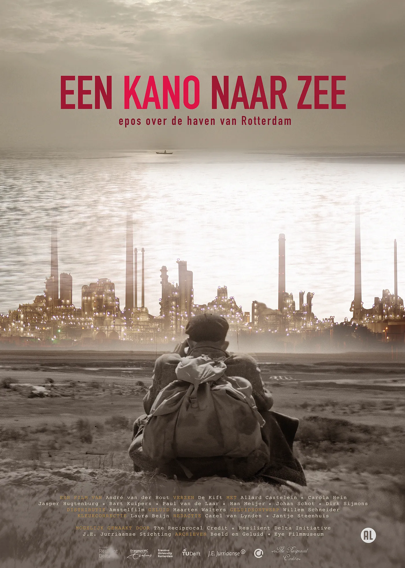 Een kano naar zee poster