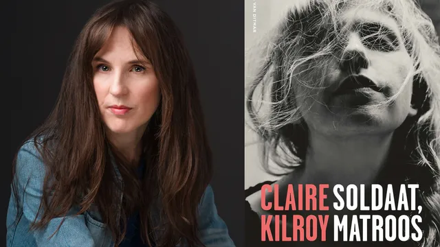 Foto van Claire Kilroy en de cover van Soldaat Matroos