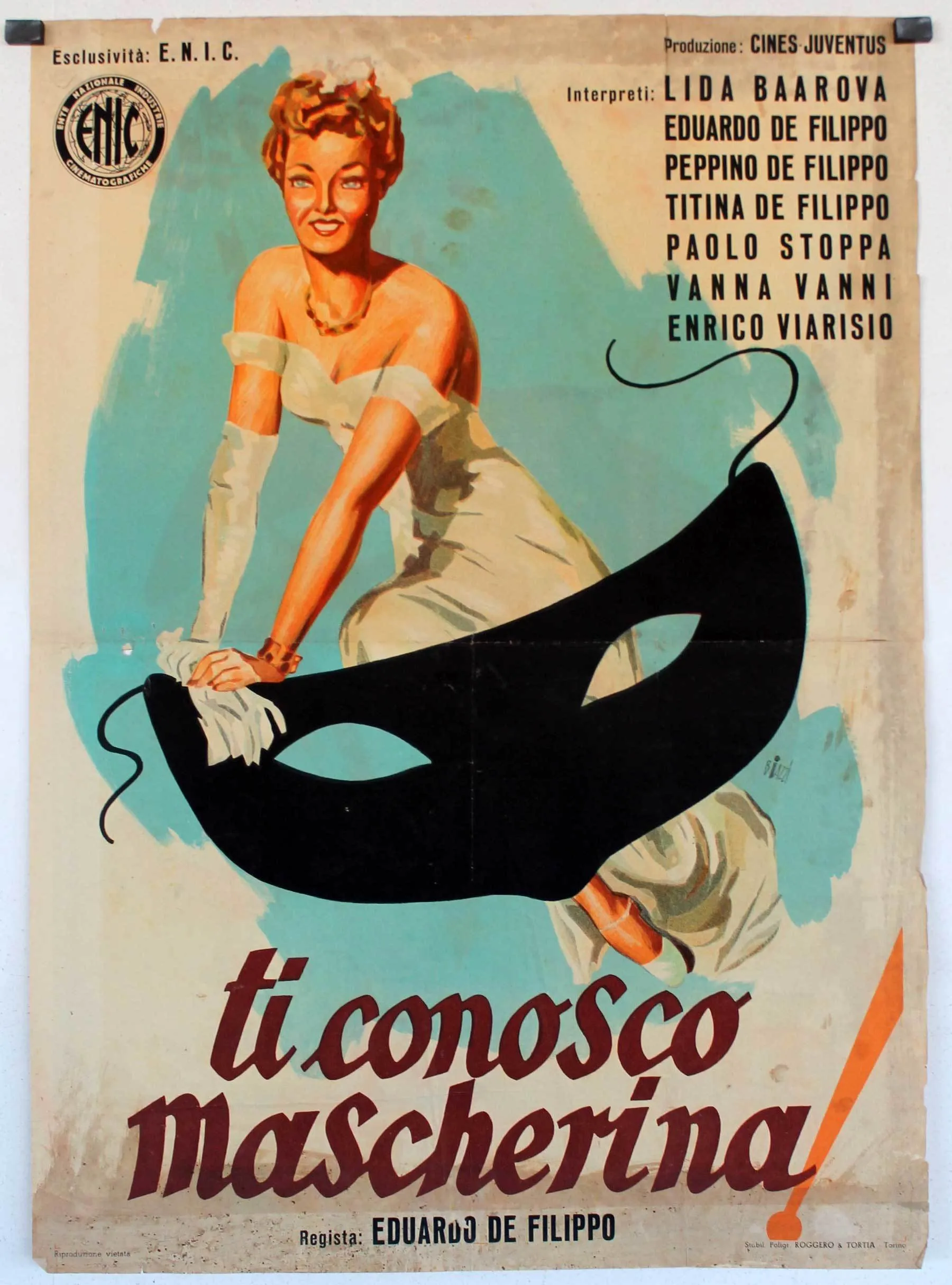 Ti conosco mascherina poster