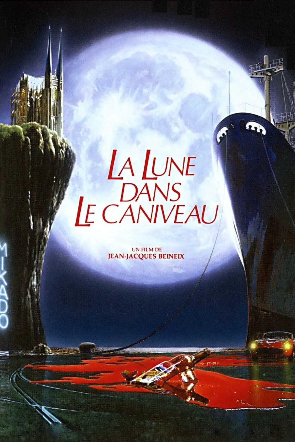 La lune dans le caniveau poster