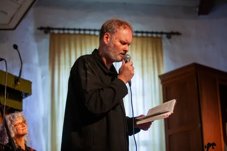 Meindert Talma draagt voor