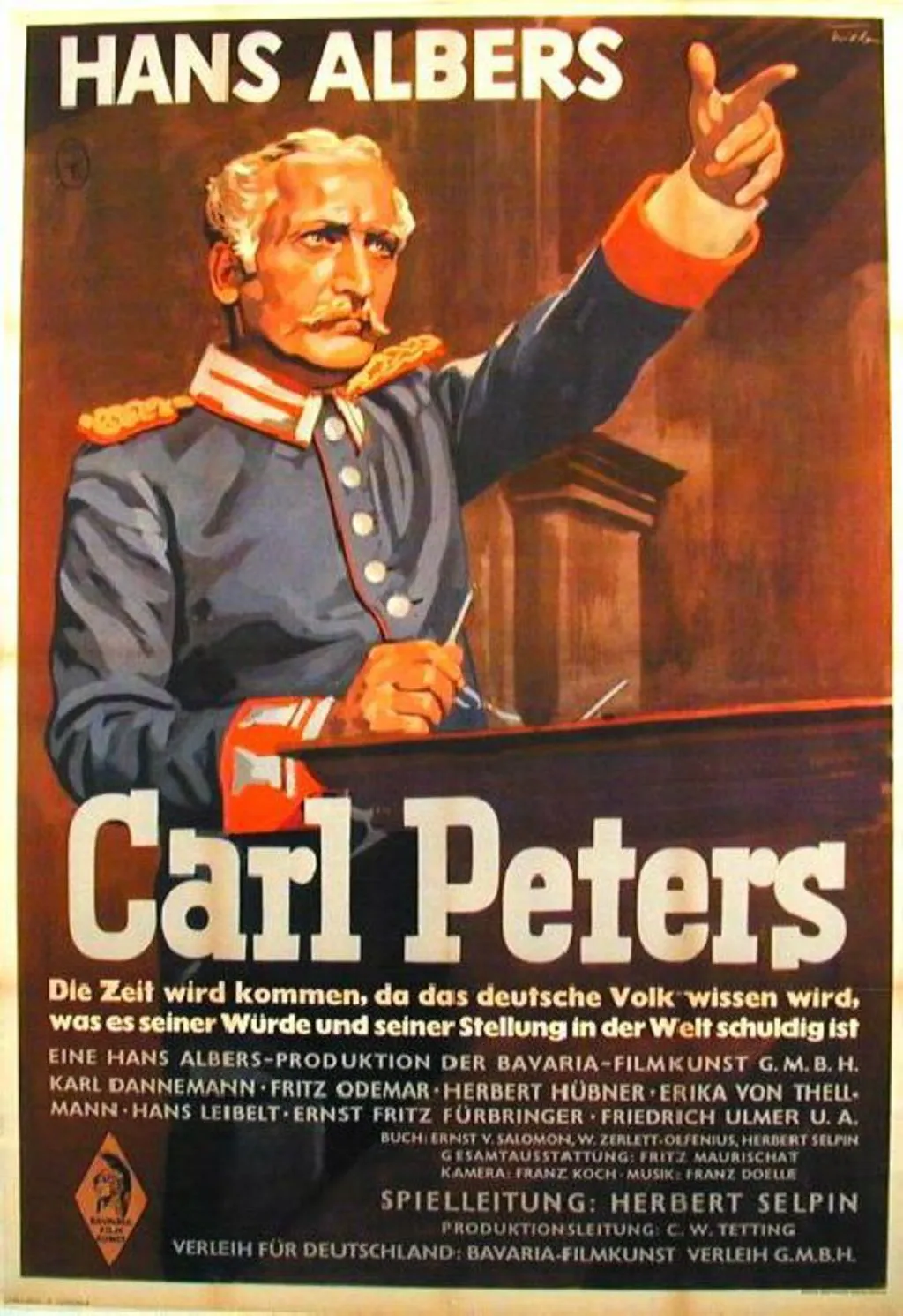 Carl Peters poster