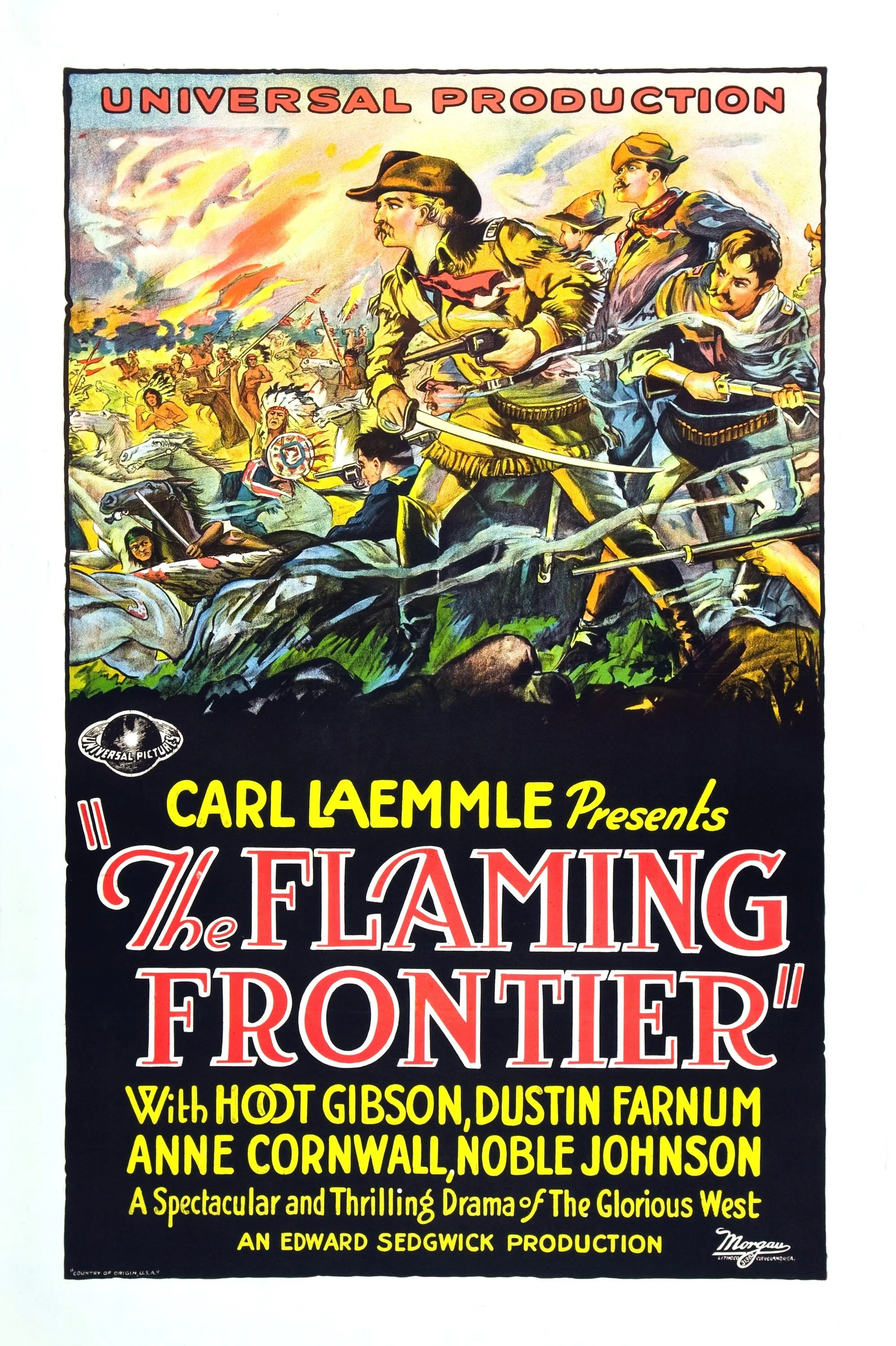 The Flaming Frontier poster
