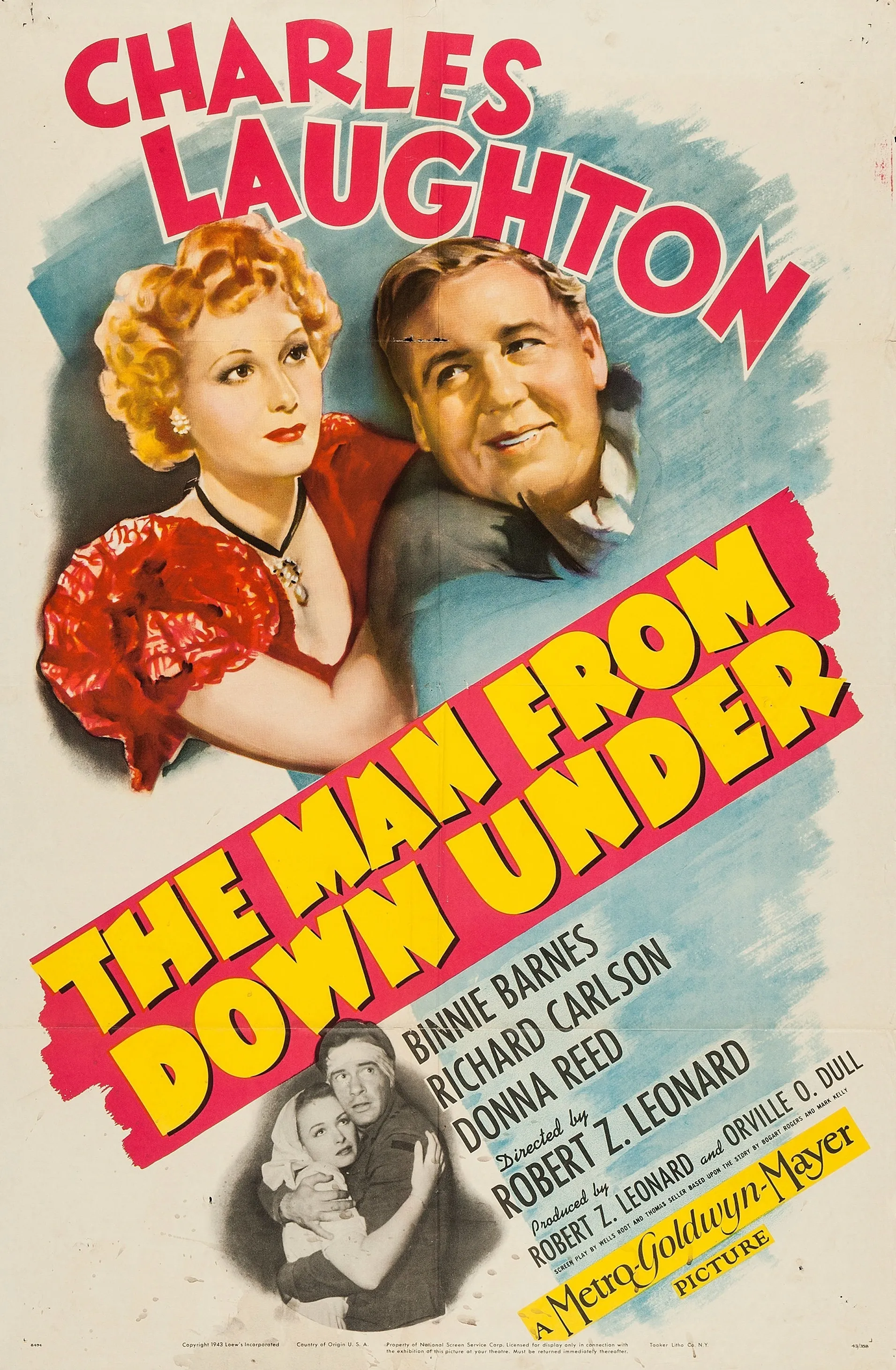 The Man from Down Under poster