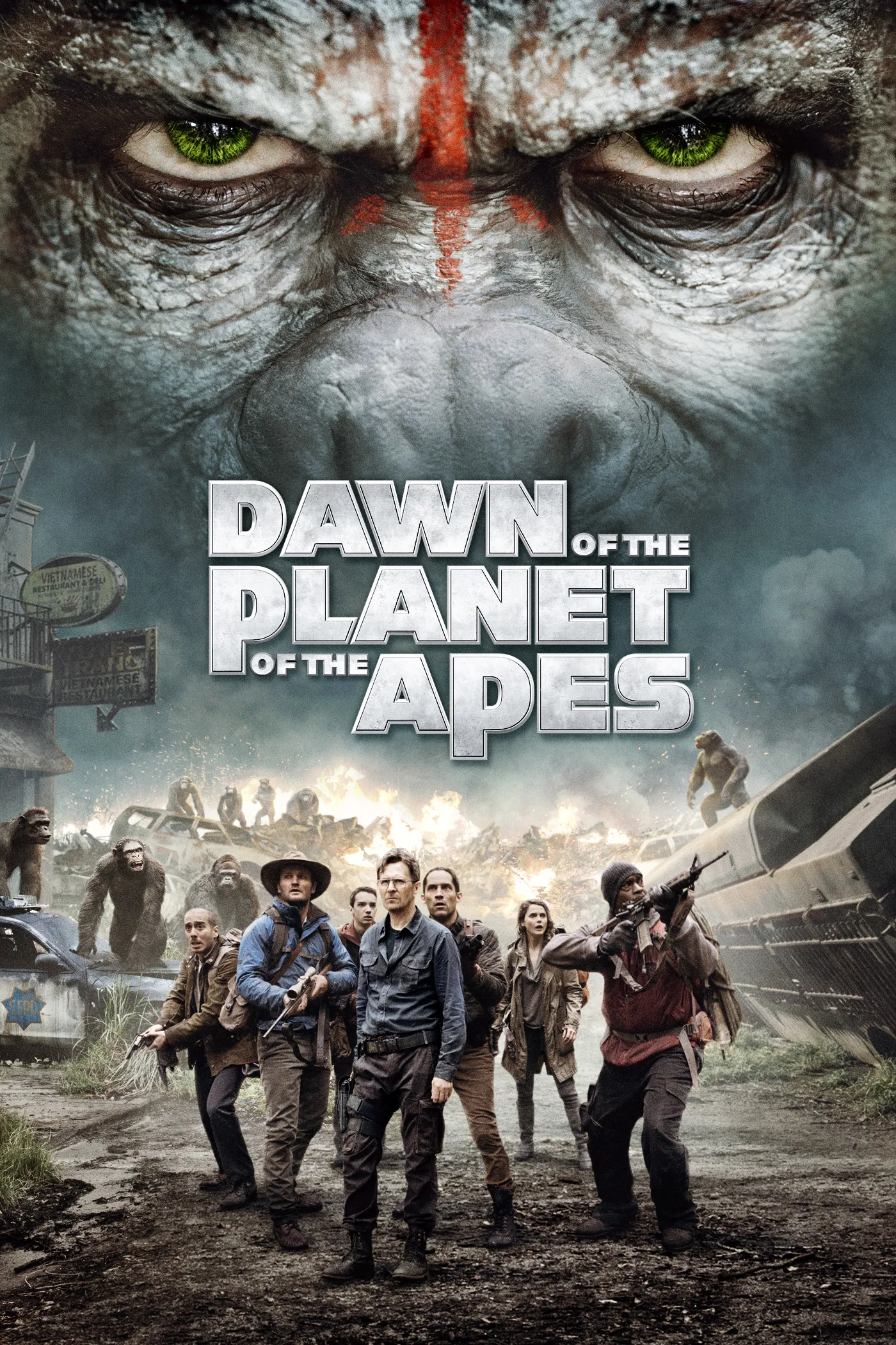 Dawn of the Planet of the Apes poster