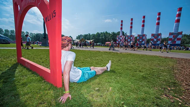 Bezoeker op Lowlands 2015