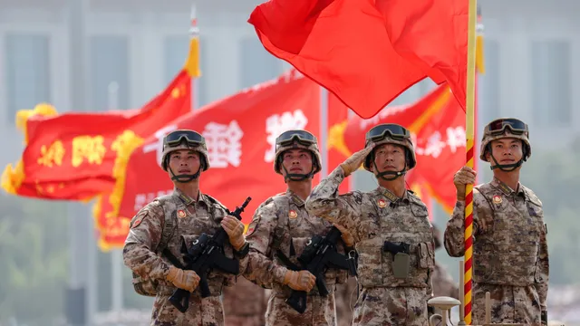 foto Chinese militaire parade