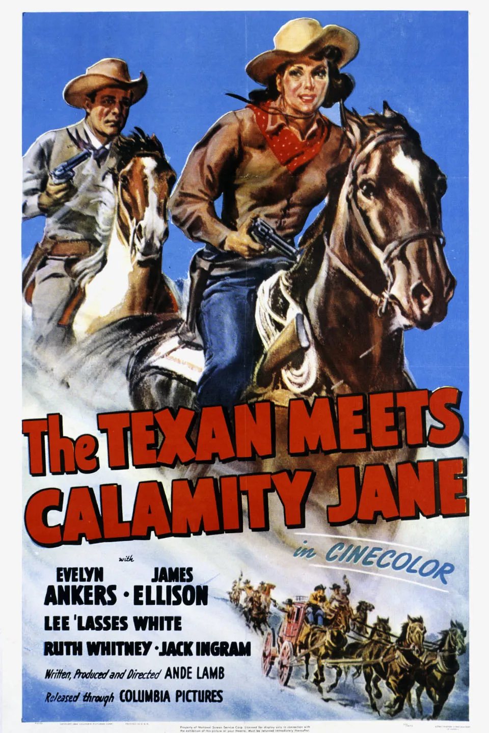 The Texan Meets Calamity Jane poster